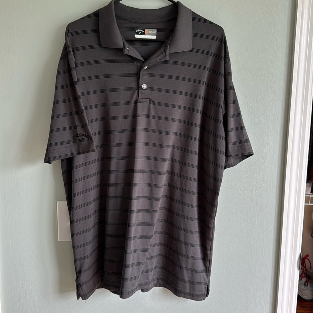 Men’s Callaway Striped Golf Polo